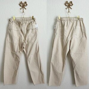 FREE PEOPLE Pull-On Cargo Pants Front Pockets NEW